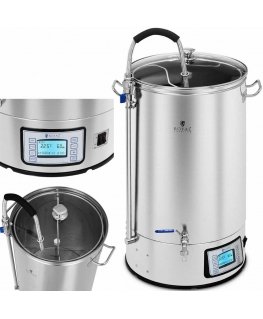Royal Catering putru vārīšanas katls alus ražošanai, nerūsējošais tērauds 2500W LCD 60L