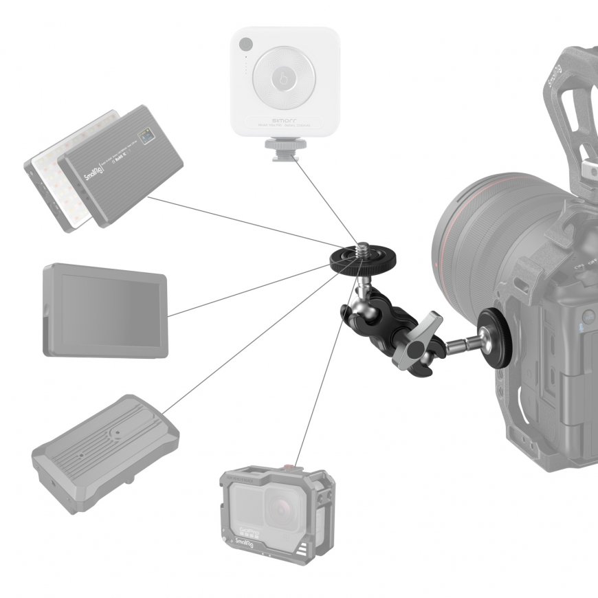 SmallRig Mini Magic Arm with Universal Ball Head – 4
