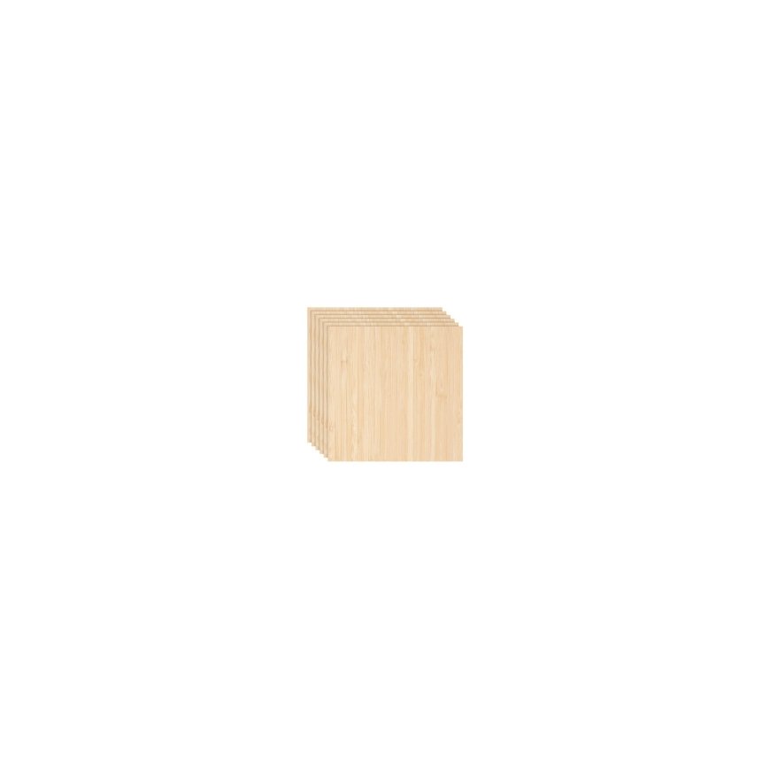Bambuko fanera - 3 mm - 300 x 300 mm - Bambu Lab - 6 vnt. – 2