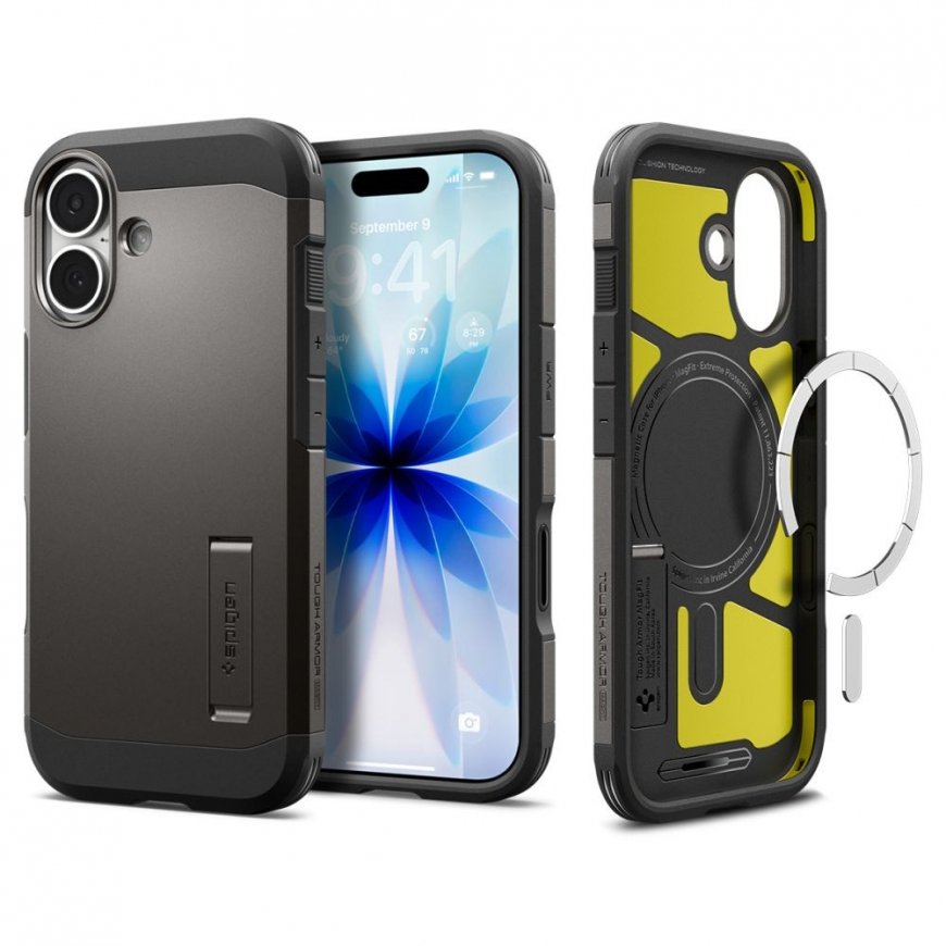 Spigen Tough Armor "T" MagSafe kaitsevöönd Apple iPhone 17 - hall