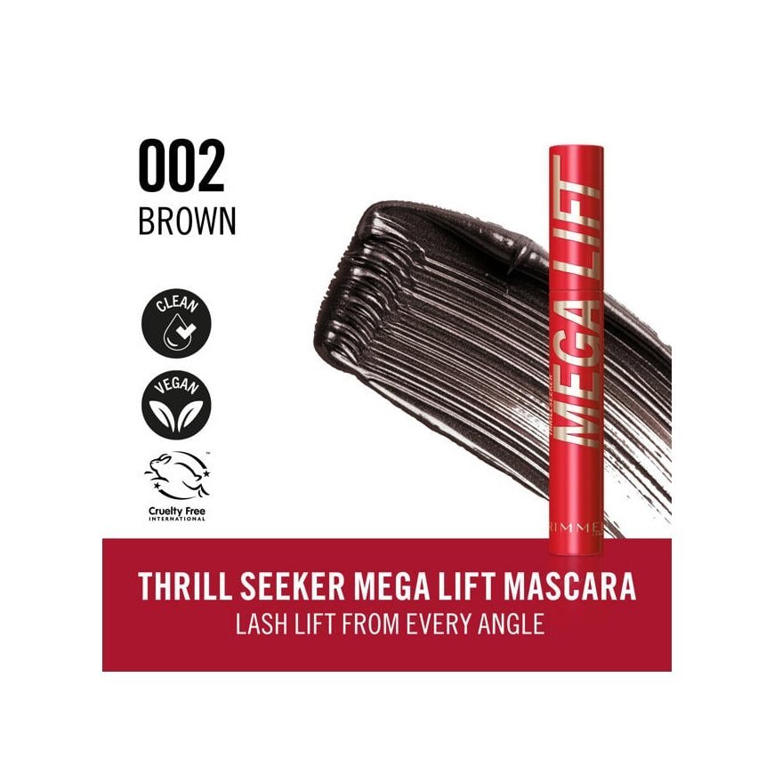 Rimmel THRILL SEEKER MEGALIFT ripsmetušš 002-Pruun 12.5 ml – 2