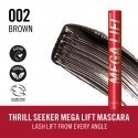 Rimmel THRILL SEEKER MEGALIFT ripsmetušš 002-Pruun 12.5 ml Rimmel THRILL SEEKER MEGALIFT ripsmetušš 002-Pruun 12.5 ml