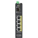 Zyxel RGS100-5P Неуправляемый L2 Gigabit Ethernet (10/100/1000) Питание по Ethernet (PoE) Черный
