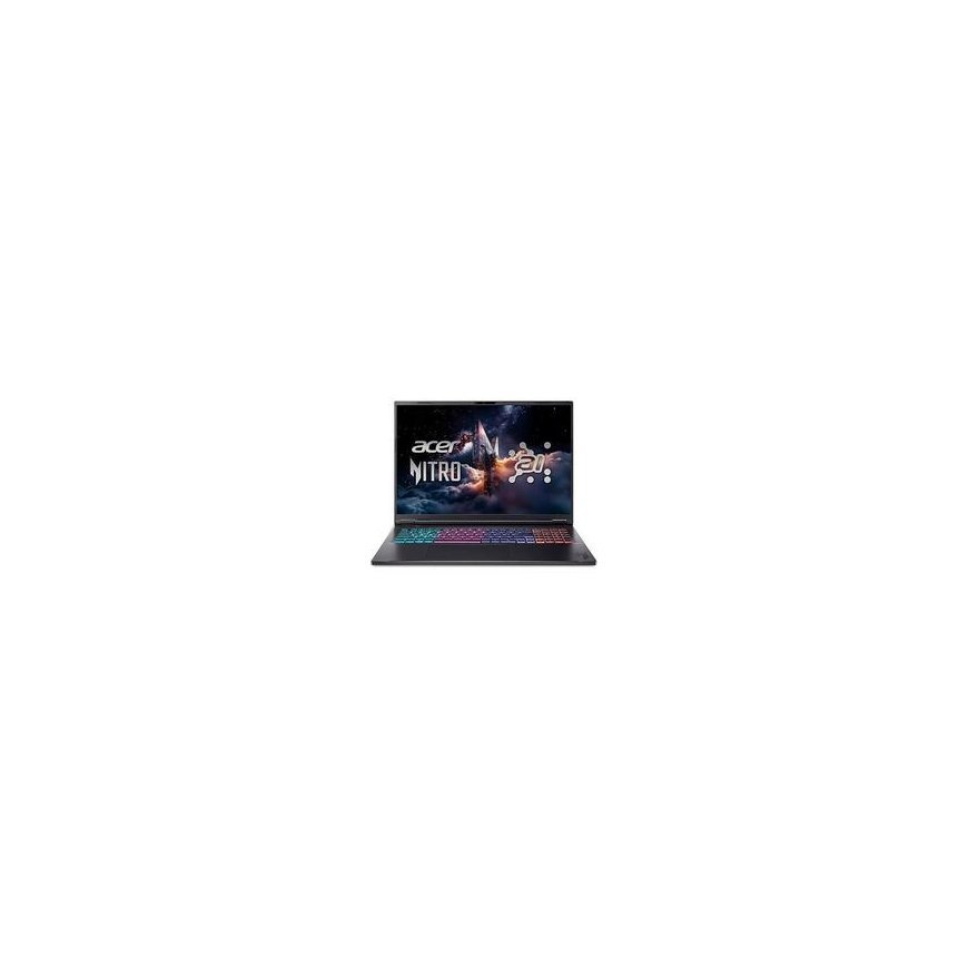 Nešojamais dators Acer | Nitro 18 AI AN18-61-R40J | Obsidian melns | 18" | IPS | WQXGA | 2560 x 1600 pikseļi | AMD Ryzen AI 7 |