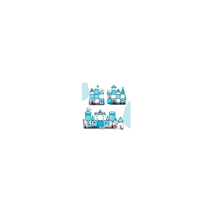 Woopie Magnetic Constructor Police 30 pcs. – 2