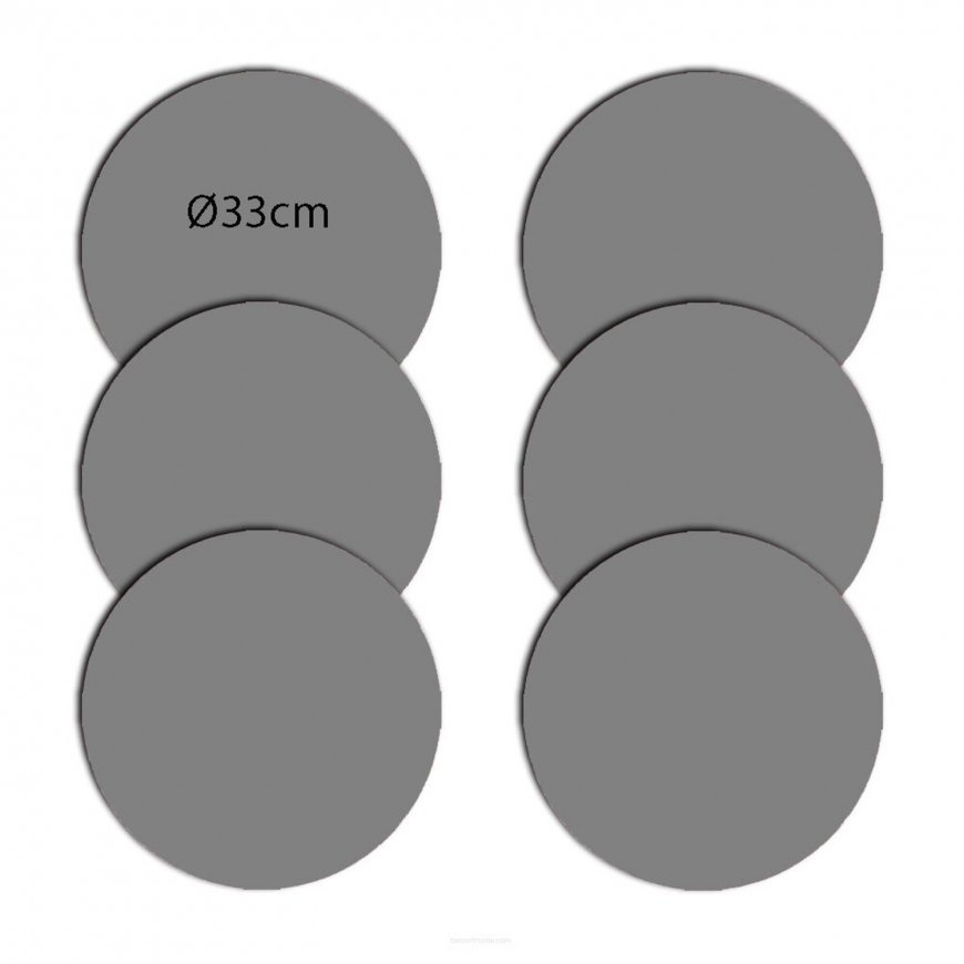 Bertoni 6D Round Table Coasters Set - VALENCIA – 2