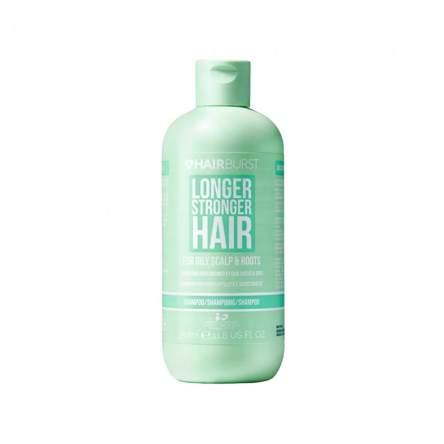 HAIRBURST FOR OILY SCALP & ROOTS plaukų šampūnas, 350 ml – 2