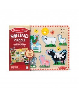 Melissa & Doug MPZ WPZ Farm Anml Sound Pzl8Pc GML Пазл с фигурками 8 шт Животные