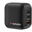 Verbatim Mini GaN Charger 70W Universalus Juoda AC Spartusis įkrovimas Vidaus