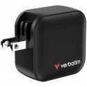 Verbatim Mini GaN Charger 70W Universaali musta AC Pikalataus Sisätila