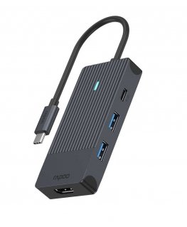 Rapoo UCM-2001 liitäntäkortti/-sovitin HDMI, USB 3.2 Gen 1 (3.1 Gen 1), USB Type-C