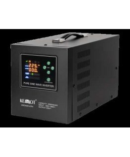 Emergency Power Source KEMOT PROsinus-2600/24-LFP4 Inverter with Pure Sine Wave Signal and Charging Function 24V 230V 2600VA/180