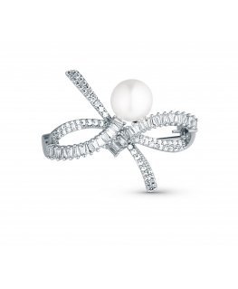 Jwl Luxury Pearls Naistele putojav sildiga Lankas ehtne pärl ja kristallidega JL0842