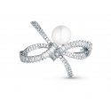 Jwl Luxury Pearls Naistele putojav sildiga Lankas ehtne pärl ja kristallidega JL0842 Jwl Luxury Pearls Naistele putojav sildiga Lankas ehtne pärl ja kristallidega JL0842