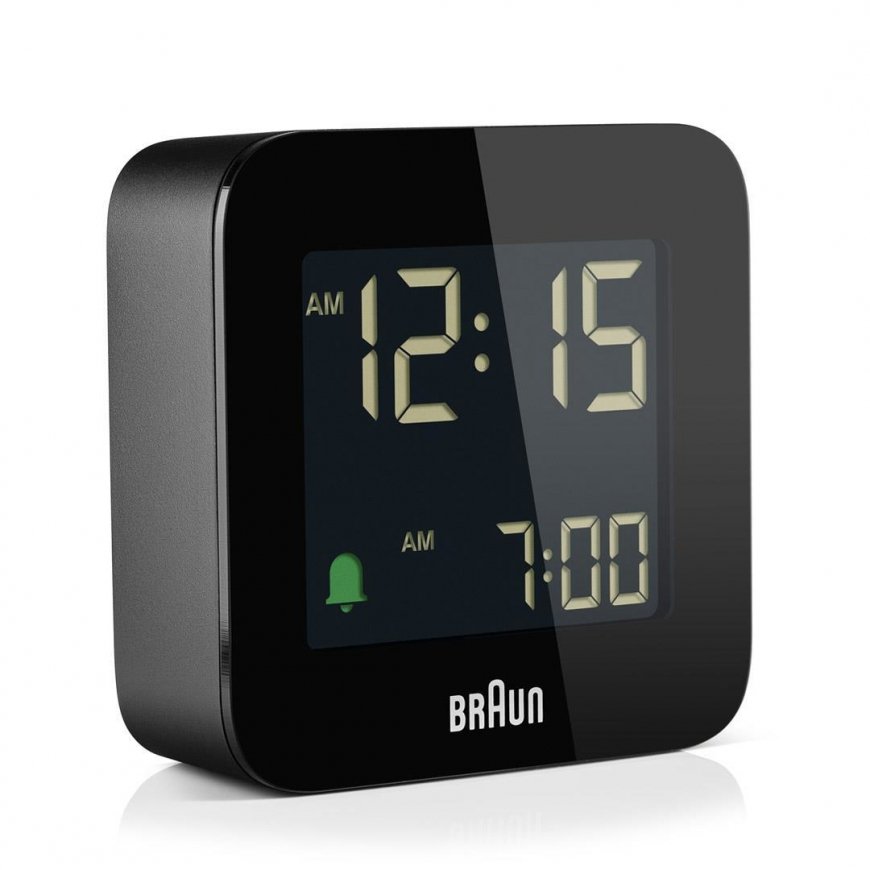 Braun BC08 Digitaalne äratuskell Must