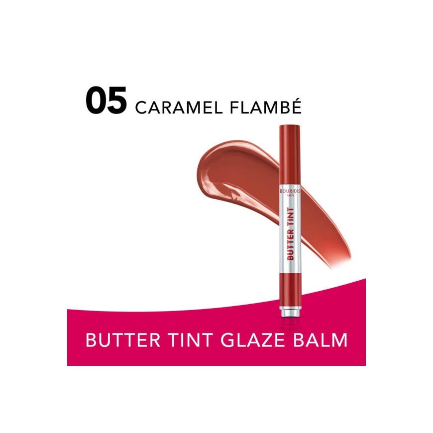 Bourjois BUTTER TINT LIP GLAZE huulepalsam 05-Caramel Flambé 2 gr