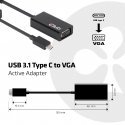 CLUB3D USB 3.1 Type C to VGA Active Adapter