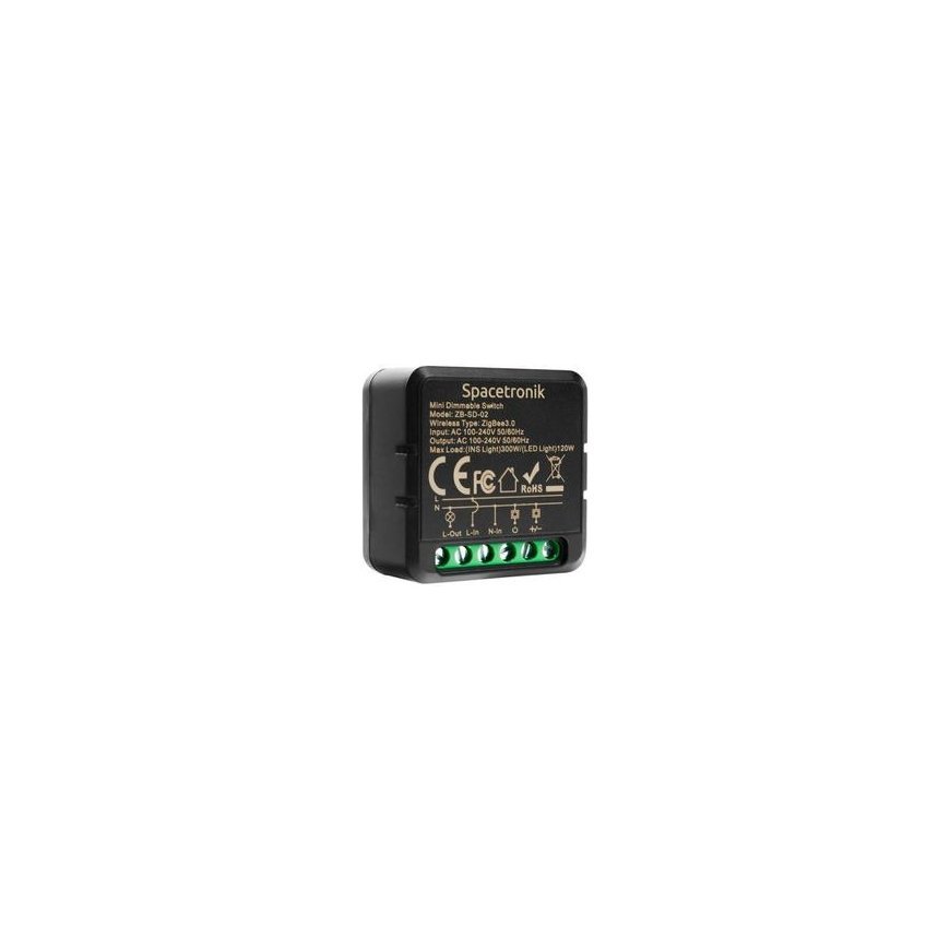 Spacetronik Mini Switch elektriskais slēdzis ZigBee Tuya 3