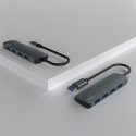 Savio Hub 4 x USB-A 3.1 Gen 1 AK-53 USB 3.2 Gen 1 (3.1 Gen 1) Type-A 1000 Mbit/s Must Savio Hub 4 x USB-A 3.1 Gen 1 AK-53 USB 3.2 Gen 1 (3.1 Gen 1) Type-A 1000 Mbit/s Must