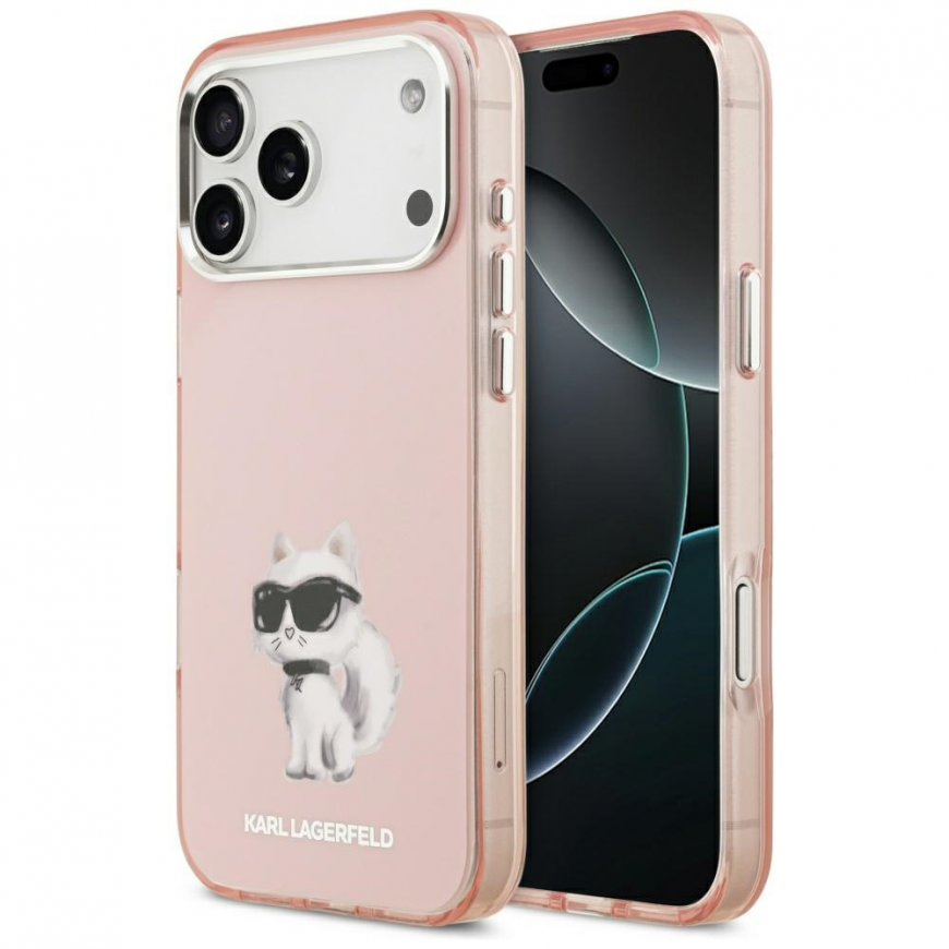 Karl Lagerfeld IML Aquarelle Choupette & Logo MagSafe Case for i