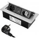 Spacetronik SPS-D24CS настольная розетка Spacetronik SPS-D24CS настольная розетка
