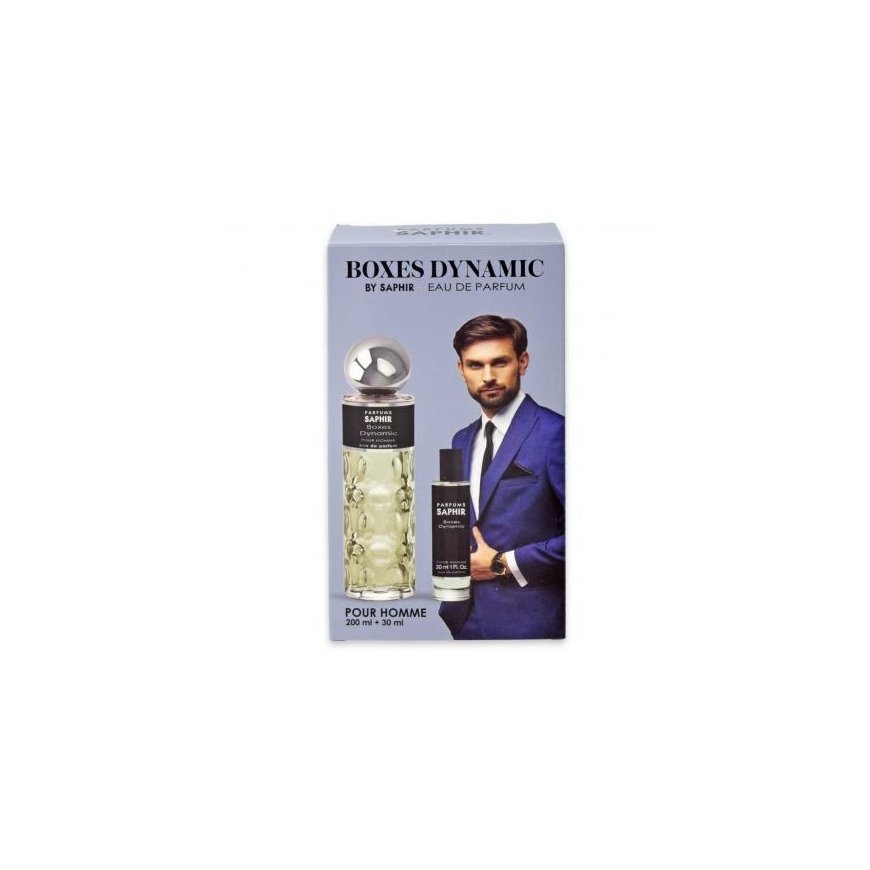 Saphir Boxes Dynamic EDP Спрей, 200 мл, 30 мл Наборы – 2