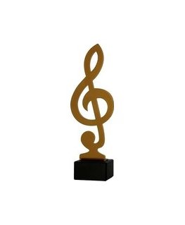 Metal Trophy with Marble Base - Music - Disckant