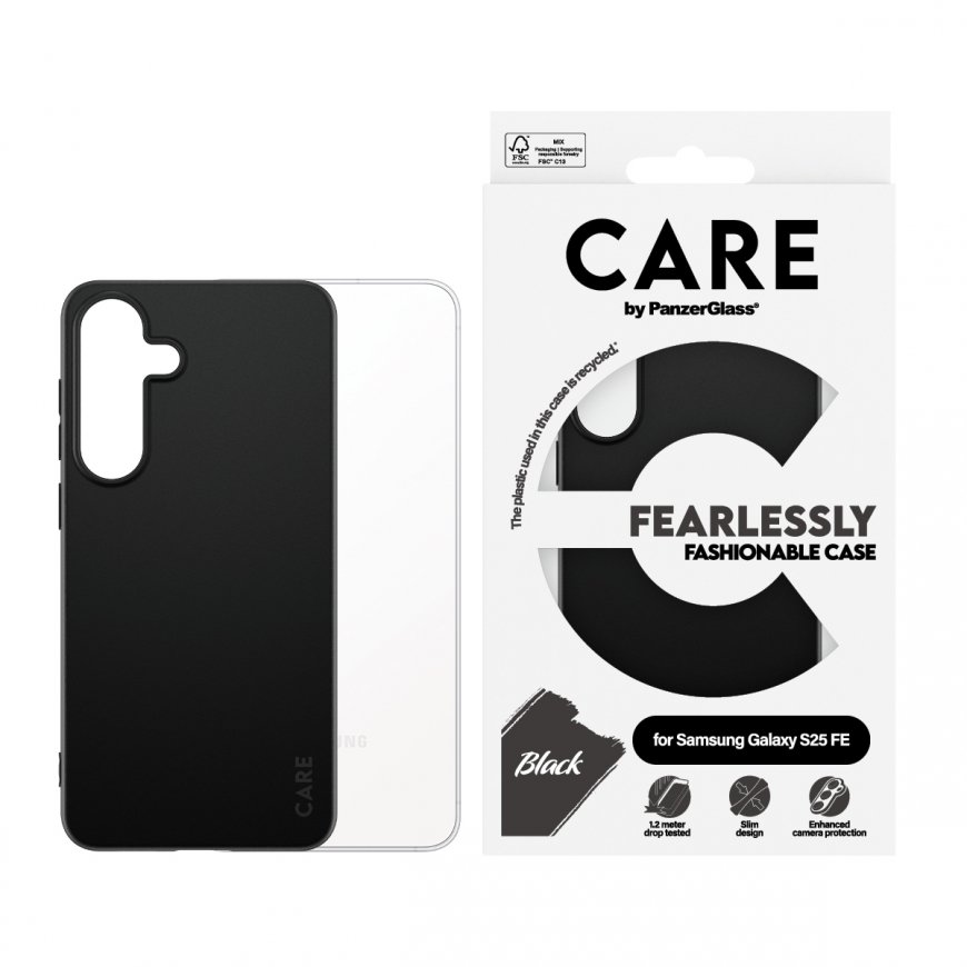 PanzerGlass CARE by ® TPU Case Black Samsung Galaxy S25 FE 5G – 2