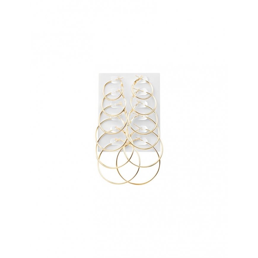 Elegant Earrings Set - Silver Studs (12 Pairs) – 2