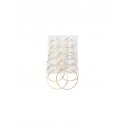 Elegant Earrings Set - Silver Studs (12 Pairs) Elegant Earrings Set - Silver Studs (12 Pairs)