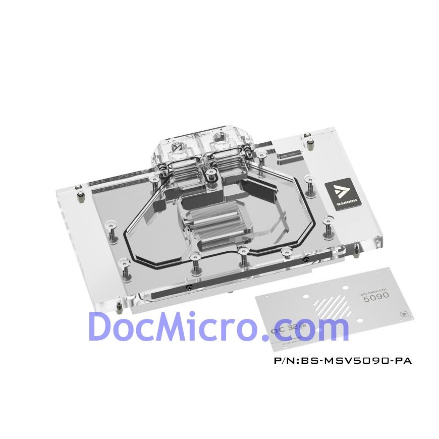 Barrow MSI Ventus 5090 GPU-Wasserblock - белый