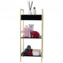 Bathroom shelf 3 shelves Scandic black JOTTA Bathroom shelf 3 shelves Scandic black JOTTA