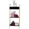 Bathroom shelf 3 shelves Scandic black JOTTA Bathroom shelf 3 shelves Scandic black JOTTA