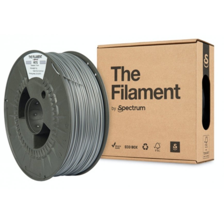 Spectrum Filaments TF-24021 3D printing material Polyethylene Terephthalate Glycol (PETG) Silver 1 k