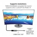 CLUB3D CAC-1567 USB ekrano adapteris 7680 x 4320 pikseliai Juoda, Sidabras CLUB3D CAC-1567 USB ekrano adapteris 7680 x 4320 pikseliai Juoda, Sidabras