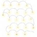 Retlux RETLUX - RXL 272 Kalėdinė dekoracija 20LED, sidabriniai rutuliai, ilgis 3m + įvadas 0,3m, 2x AA, spalva šalta balta Retlux RETLUX - RXL 272 Kalėdinė dekoracija 20LED, sidabriniai rutuliai, ilgis 3m + įvadas 0,3m, 2x AA, spalva šalta balta