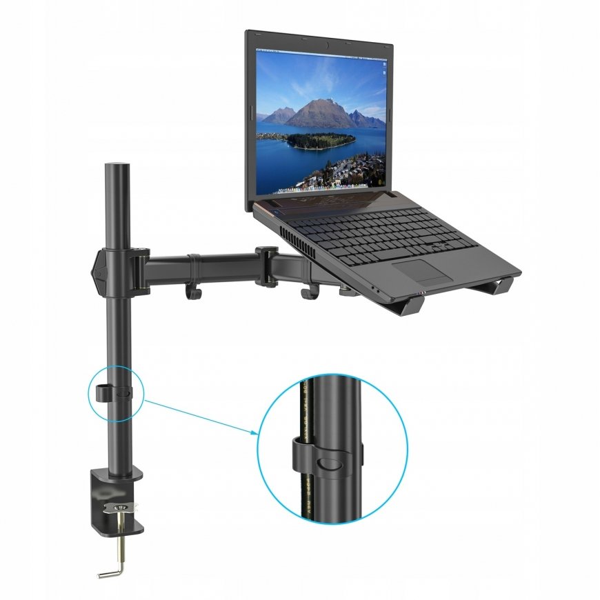 Kaksipuolinen näyttöteline Spacetronik SPA-S120B – 2
