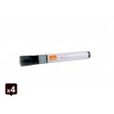 Nobo Liquid Ink Whiteboard Pens Chisel Tip 4 Pack Nobo Liquid Ink Whiteboard Pens Chisel Tip 4 Pack