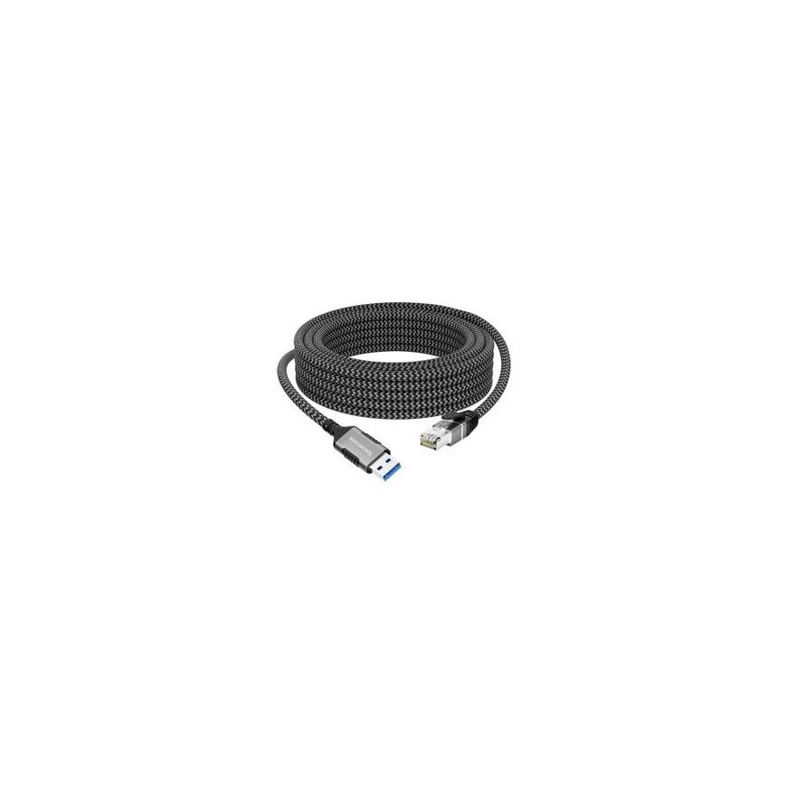 Spacetronik карта jungiama į tinklą USB-A Gigabit, адаптер кабель 1м