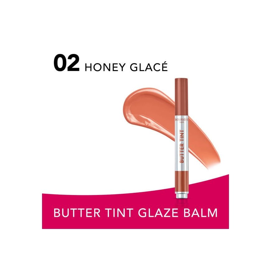 Bourjois BUTTER TINT LIP GLAZE lūpų balzamas 02-Honey Glacé 2 g