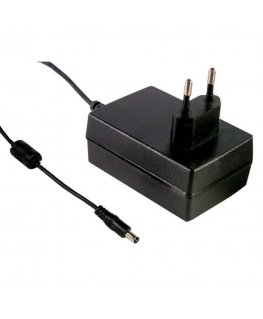MEAN WELL GST25E12-P1J maitinimo adapteris / inverteris Vidaus 25 W Juoda