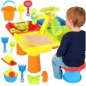Lasten vesipelipöytä hiekka-astiolla Lasten vesipelipöytä hiekka-astiolla