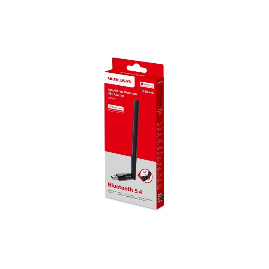 „MERCUSYS MA550H“ „Bluetooth“ USB adapteris („Bluetooth 5.4“)