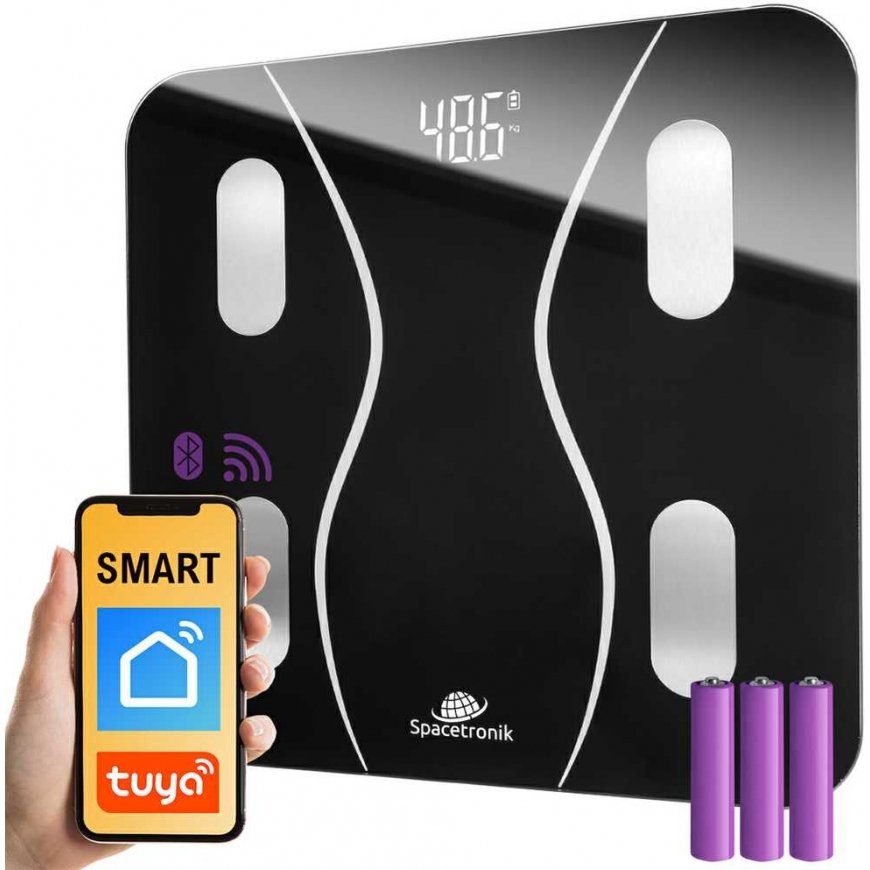 Spacetronik Smart BMI WiFi BT TUYA SL-BS01 skalės