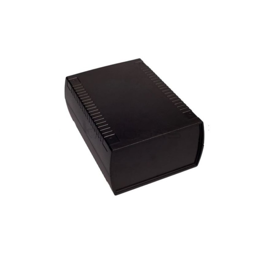 Plastic box KRADEX Z112B black 186x136x80mm