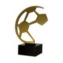 Metallic Trophy with Marble Base - Football Metallic Trophy with Marble Base - Football