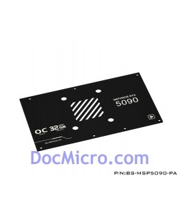 Barrow MSI Suprim 5090 GPU ūdens blokshēma - melns