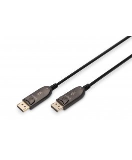 Digitus DisplayPort AOC Hybrid Fiber Optic Cable, UHD 8K, 15 m