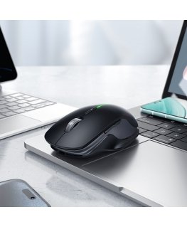 Belaidė klaviatūra ir pelė Hoco GM40 RGB balta