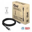 CLUB3D USB4 Gen3x2 Type-C Bi-Directional Cable 8K60Hz or 4K120Hz, Data 40Gbps, PD 240W(48V/5A) EPR M CLUB3D USB4 Gen3x2 Type-C Bi-Directional Cable 8K60Hz or 4K120Hz, Data 40Gbps, PD 240W(48V/5A) EPR M